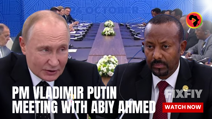 Vladimir Putin meeting with Abiy Ahmed in BRICS Summit 2024 | 2017EC cover