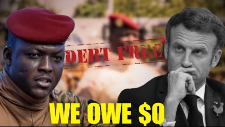 Captain Ibrahim Traore with in three years free his nation from bebt by paying 5.4 billion. cover