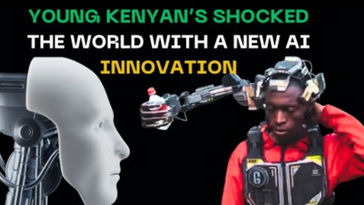 Young Kenya's shocked the world | He Built an AI-Powered Robotic Arm, with no Funding! cover