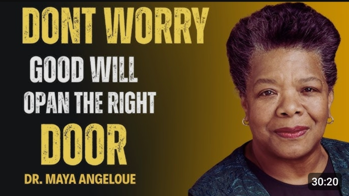God Will Open the Right Door — Don’t Worry | Powerful Wisdom Inspired by Dr. Maya Angelou cover
