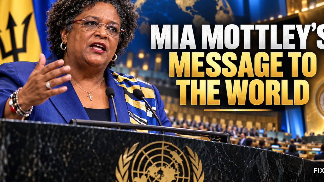 Mia Mottley’s Message to the World at the UN 2026. cover