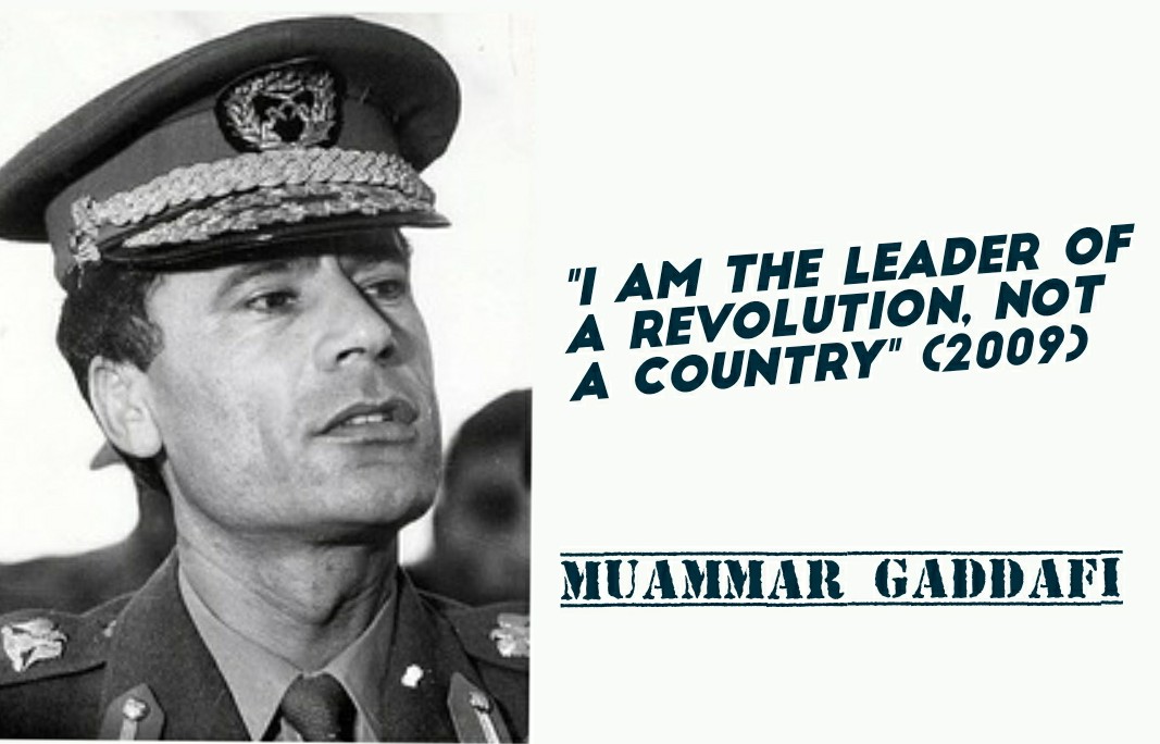 Muammar Gaddafi interview with Larry King 2009 cover