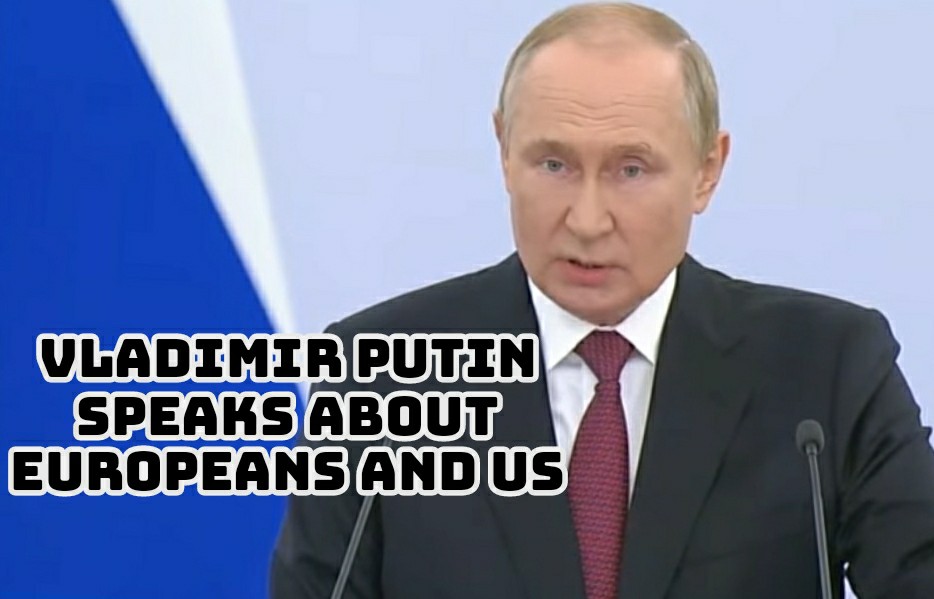 Vladimir Putin - Speech about Europeans and USA. cover