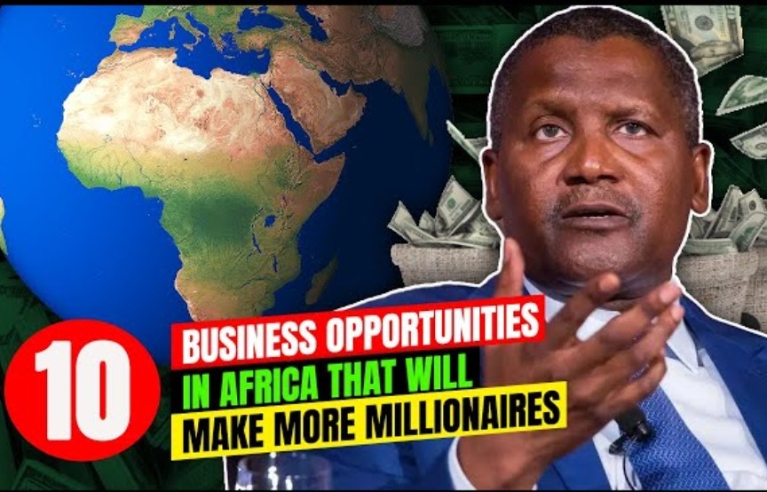 Top 10 business opportunities in Africa that make more Millionaires cover