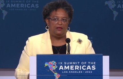 Mia Amor Mottley Pm, of Barbados great speech cover