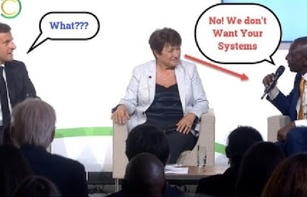 Kenyan President Ruto Destroying and shut Macron in Paris | Exposing IMF and WB hypocrisy cover
