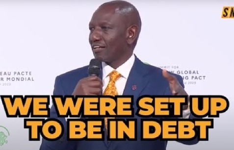 WILLIAM RUTO: AFRICA WERE SET UP TO BE IN DEBT TRAP | ONE AFRICA ONE STAND cover