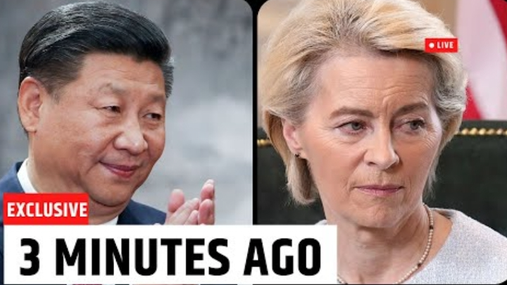 European Commissioner Von der Leyen visiting china in a minibus! cover