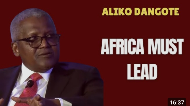 Africans Must Build Africa: Aliko Dangote’s Powerful Message to the Continent. cover